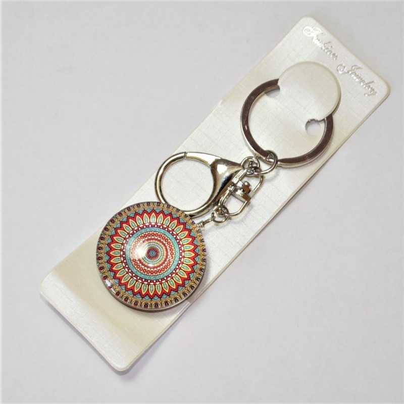 Porte-clés, diamètre 3,5 cm, longueur 9 cm