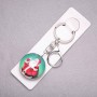 Porte-clés du Père Noël avec sac de cadeaux, longueur 10 cm