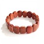 Bracelet élastique en aventurine synthétique «Sable doré» 17 × 12 mm