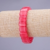 Bracelet en tourmaline naturelle, maillons rectangulaires, diamètre 14×10 mm, longueur 18 cm (+-)