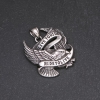 Pendentif masculin Aigle, acier inoxydable 40 × 35 mm