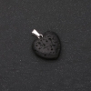 Pendentif «Cœur» en lave 20 × 20 mm (±)
