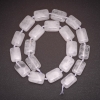 Préforme pour perles sur fil en cristal, diamètre 13 × 18 mm (±), longueur 42 cm