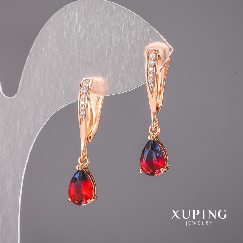 Boucles d'oreilles Xuping caméléons 6×30 mm Dorure 18K