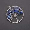 Pendentif « Arbre de vie » en sodalite, diamètre 50 mm