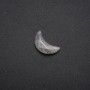 Pierre souvenir en labradorite en forme de Lune 16x30x8(+-)mm