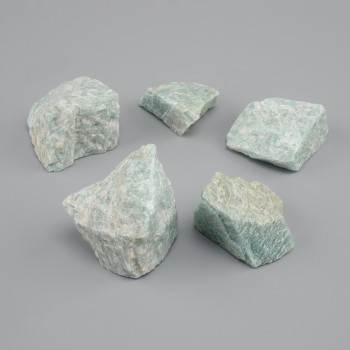 Amazonite naturelle non taillée - pierre souvenir galet roulé (par 100 g ±)