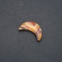 Demi-lune en pierre d'agate 12×30×8 mm (+-), sans trou