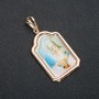 Pendentif Xuping Or plaqué 18K Icône, diamètre 38 × 19 mm +