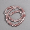 Perles sur fil en calcédoine naturelle, ovales lisses, diamètre 10×8 mm + -, longueur 39 cm +