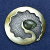 Soldes ! Broche «Élément» argentée avec émail 52 × 45 mm +