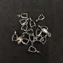 Base de pendentif arête 12×3,5 mm, conditionnement 17 pièces ± 5 g