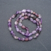 Perles sur fil en amétrine naturelle galetée, diamètre 7×5 mm, longueur 40 cm +