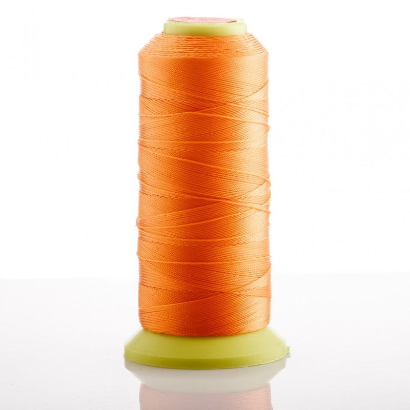 Fil nylon orange, diamètre 0,6 mm, pour travaux manuels, bobine de 500 m