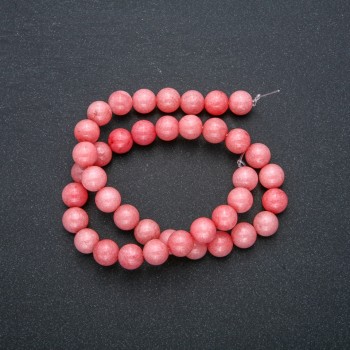 Fil de tourmaline naturelle, perles rondes lisses, diamètre 10 mm, longueur 38 cm
