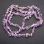 Perles d’amétrine sur fil, éclats, diamètre 7 mm (±), longueur 80 cm
