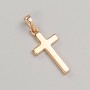 Pendentif Xuping Croix plaqué or 18K, dimensions 24,5 × 12 mm+