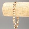 Bracelet Xuping plaqué or 18K, maille écaille, longueur 25 cm, épaisseur 8 mm+