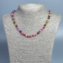 Collier assorti de boules facettées, diamètre 6 mm, longueur 49 cm ±