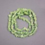 Perles sur fil Prénite éclats, diamètre 8×6×4 mm ±, longueur 76 cm ±