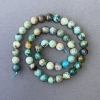 Perles de chrysocolle, pierre naturelle, billes lisses, diamètre 8,5 mm, longueur 39 cm ±