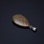 Pendentif Goutte d'héliotrope 2,5 × 1,7 cm (±)